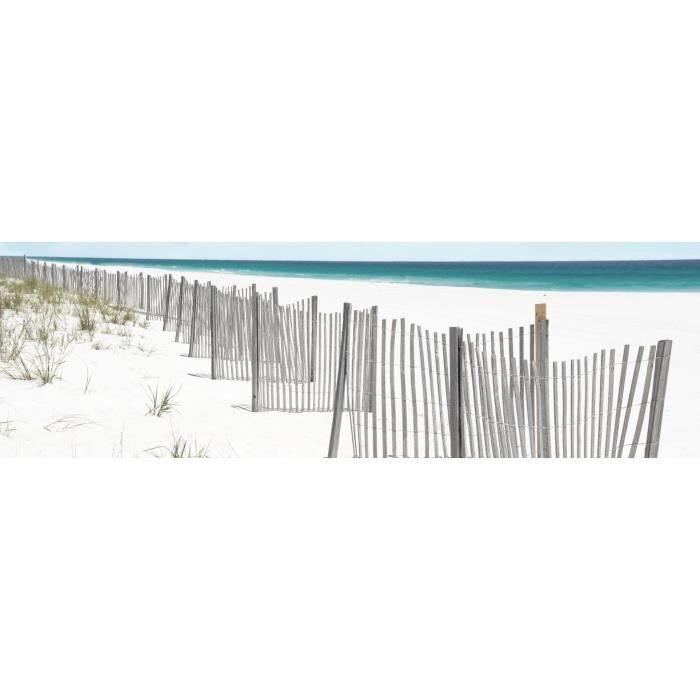 ARTIS Toile imprimée Cabane Barrière de plage 30 x 97 cm
