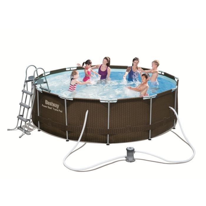 piscine acier steel wall pool 366 x 122 cm