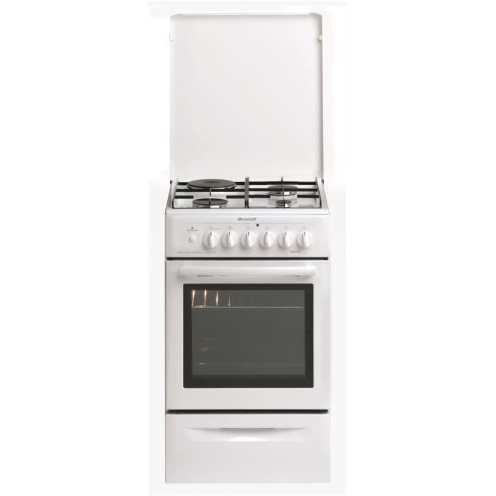 KM1050W BRANDT   Cuisinière Mixte   Achat / Vente CUISINIÈRE   PIANO