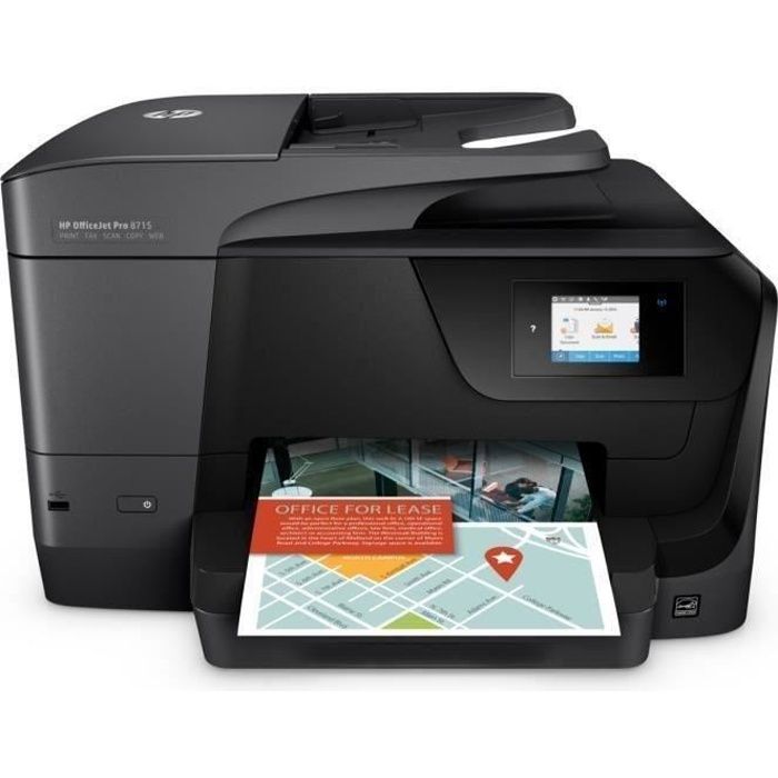 HP Officejet Pro 8715 All-in-One - Imprimante multifonctions - couleur - jet d