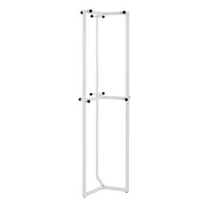 Porte manteaux Sumdo 48x180x48 cm blanc et noir