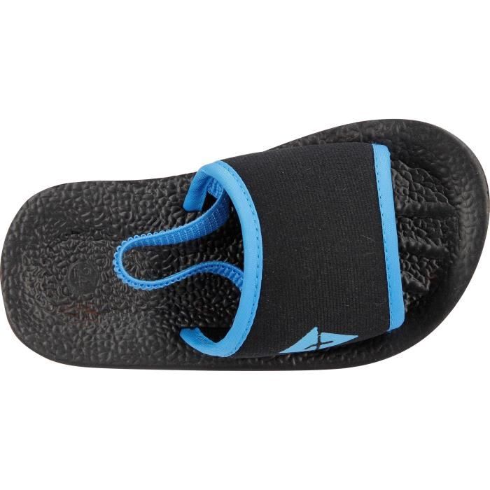 ATHLITECH Sandalettes de piscine Grisou 4 - Bébé - Noir et bleu