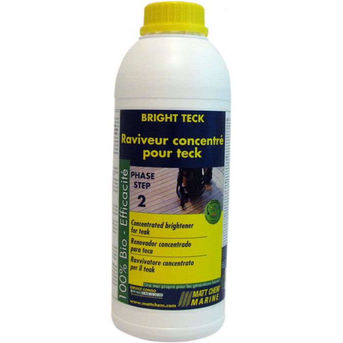 MATT CHEM Nettoyant Raviveur Concentre pour Teck Bright 1L