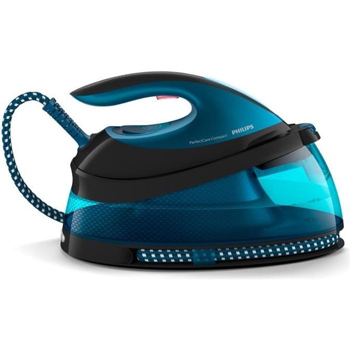 PHILIPS GC7833/80 Centrale vapeur PerfectCare Compact - effet pressing jusqu'à 330g - Bleu