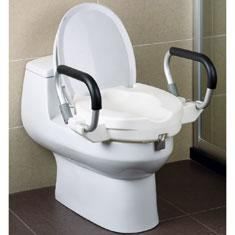 Réhausseur WC HESTEC - Avec accoudoirs