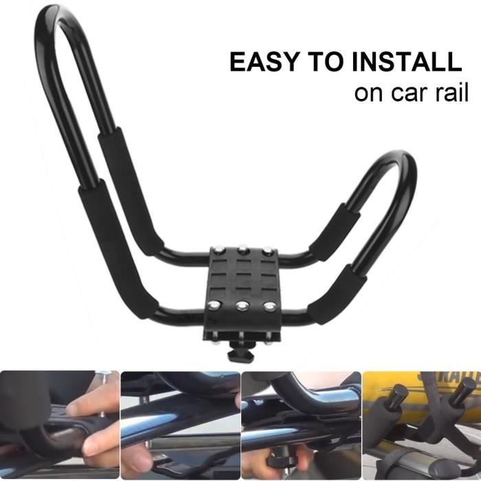 1 paire Support de kayak canoë Porteur canoë kayak Support de rangement