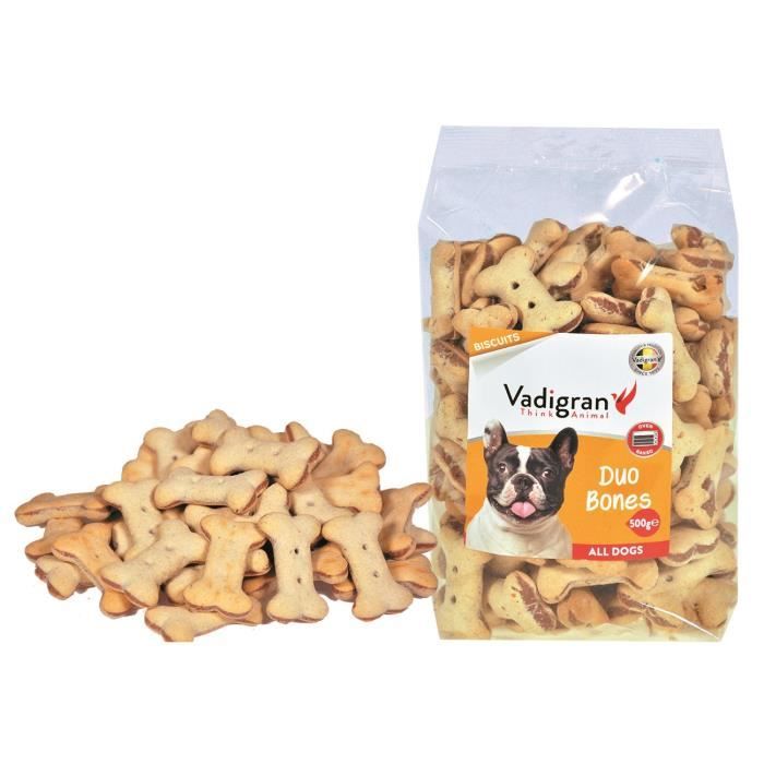 VADIGRAN Biscuits Duo Bones - 500 g - Pour chiens