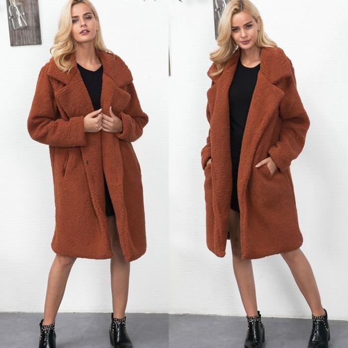Manteau long et chaud pour femme Manteau long et chaud pour femme