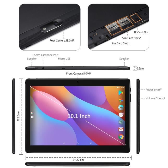  Hi9 Air 4G Tablette Android 8.0 10.1 Pouces 25603