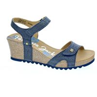 SANDALE - NU-PIEDS Sandales - Panama Jack Julia Roses B2 Femme Bleu SANDALE - NU-PIEDS Sandales - Panama Jack Julia Roses B2 Femme Bleu