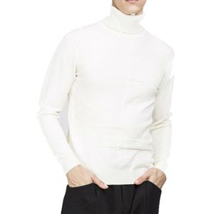 Rayures Nouveau Pull Irrégulières Col Haut Homme À wnAwqIzYHa