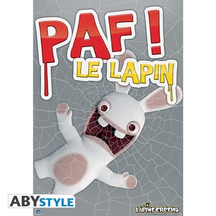 Poster Lapins Creatins Paf Le lapin 98 x 68 cm
