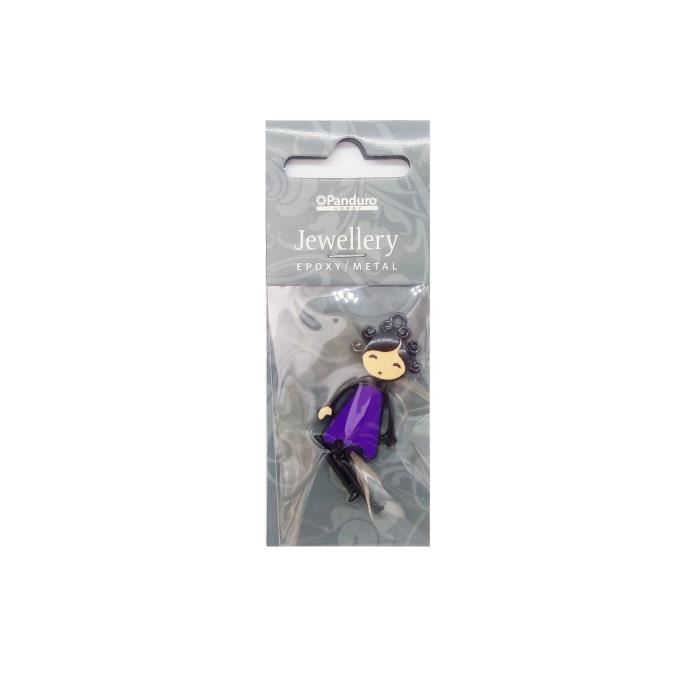 PANDURO Pendentif poupée - Mauve