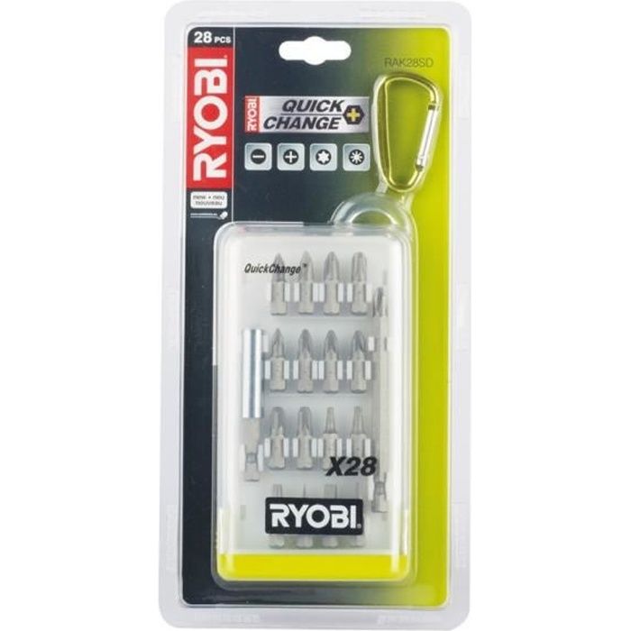 RYOBI Étui 28 accessoires