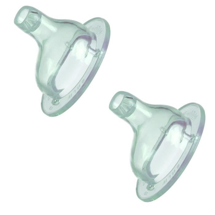 NUBY Lot 2 becs de rechange silicone 6m+