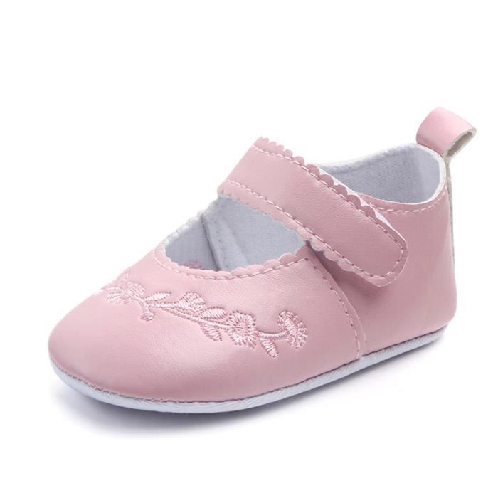 Mode Bébé Chaussures Filles né Antidérapage Stitchwork Nouveau rose Sneaker Simples Espadrille qE6nZ