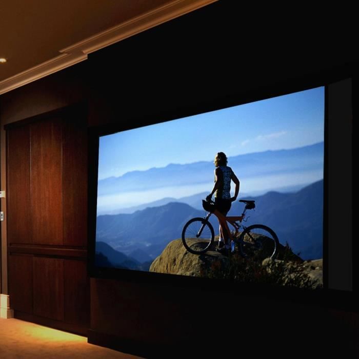 Ecran de projection manuel 72 Pouces 16:9 Écran3