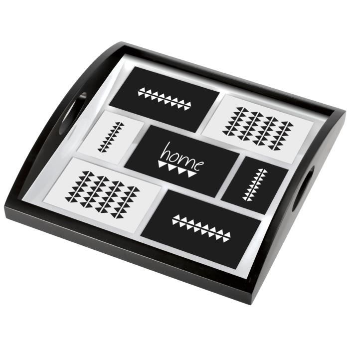 IMAGINE Gladys Plateau Multi-vues - 37x37cm - Noir