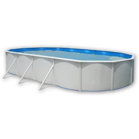 MALLORCA Piscine ovale en acier 915x457x120cm