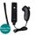 Télécommande Plus+Manette Nunchuk Noir Wii-Wii U
