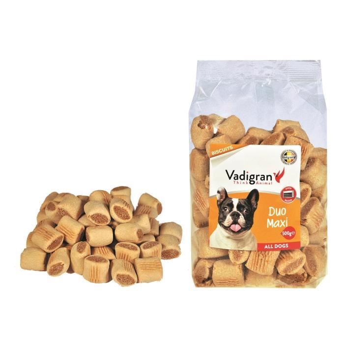 VADIGRAN Biscuits Duo Maxi - 500 g - Pour chiens