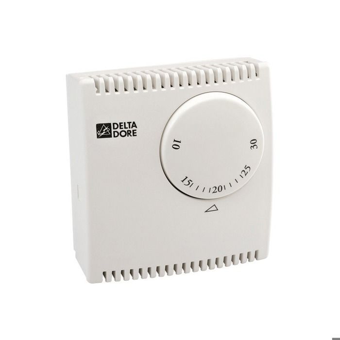 DELTA DORE Thermostat d'ambiance mécanique filaire Tybox 10 230 V pour chaudière