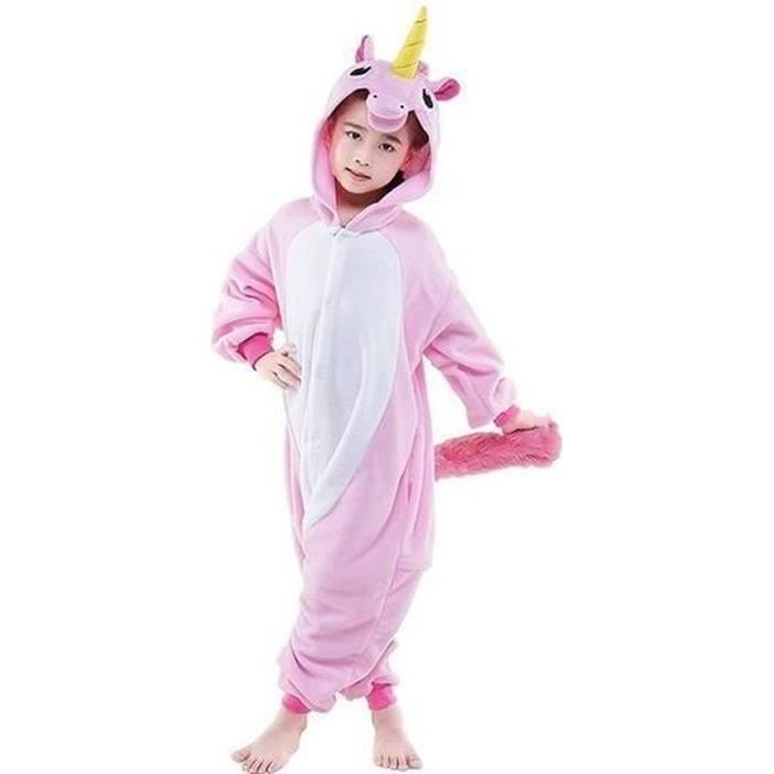 Kigurumi Pyjama Enfant Déguisement Licorne Combinaison ...