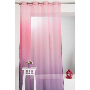 VOILAGE Rideau Voilage Couleurs Degradees