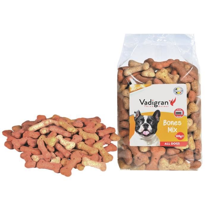 VADIGRAN Biscuits Bones Mix - 500 g - Pour chiens