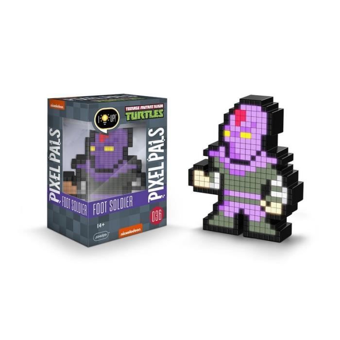 Figurine lumineuse Pixel Pals Tortue Ninja : Foot Soldier