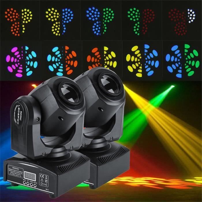 220 De Lampe 2pcs Discothèque 30w Pub S'allume Led Scène Effet mnwN80