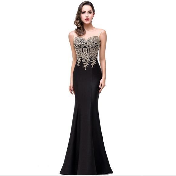 Robe de Soiree Longue Sexy Dos Nu Rouge Mermaid Dentelle Robe De Soirée 2018 Longue Pas Cher Appliques Robes De Soirée Robe de banqu