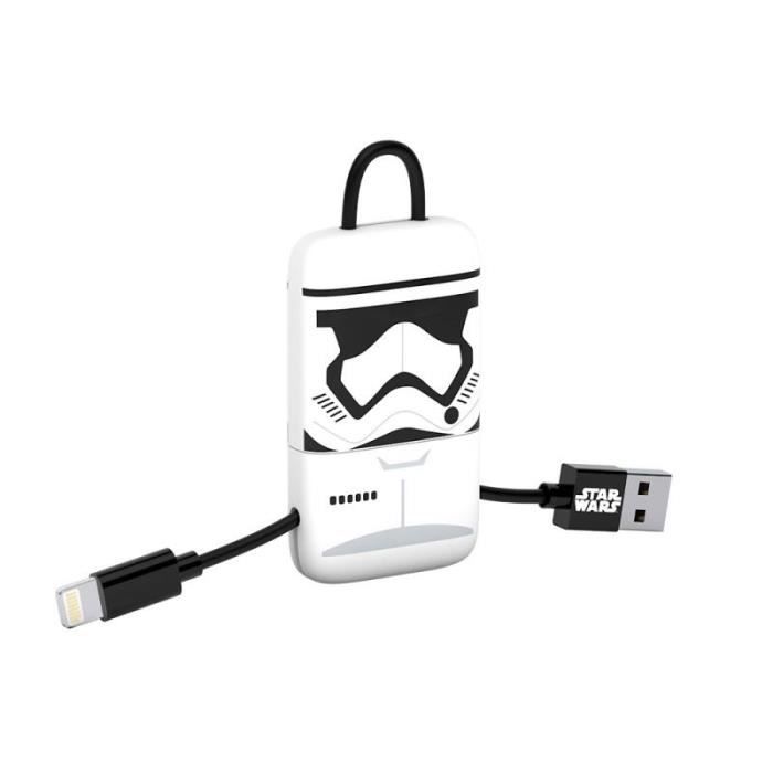 Câble de recharge USB-Lightning Star Wars: Stormtrooper