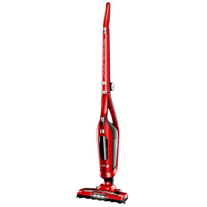 FAGOR 1386 Aspirateur balai sans sac – 14.8V – 600 ml - Rouge