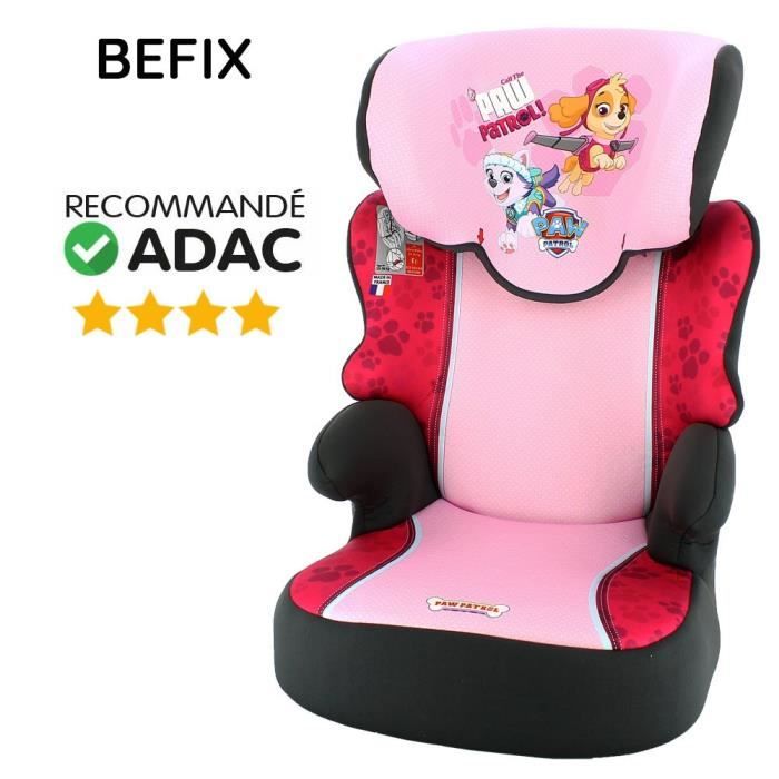 PAT'PATROUILLE Siège Auto Befix Groupe 2-3 Rose