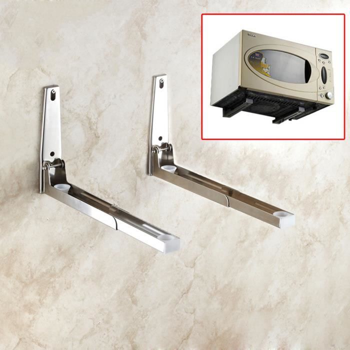 Porte-micro-ondes support mural étagère1