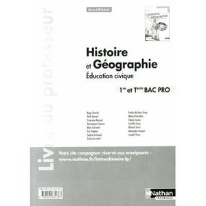 Livre Bac Pro Histoire Géo Achat Vente Livres Bac Pro - 