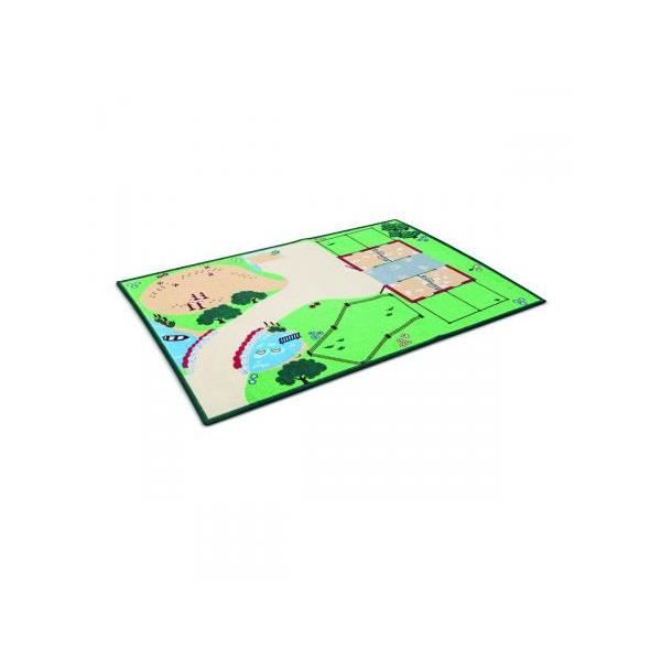 Schleich Figurine 42138 - Animal de la ferme - Tapis de jeu « La vie à la ferme »