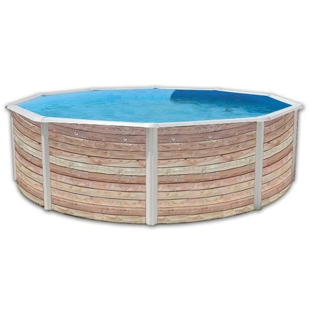 PINUS Piscine ronde en acier 550x120cm