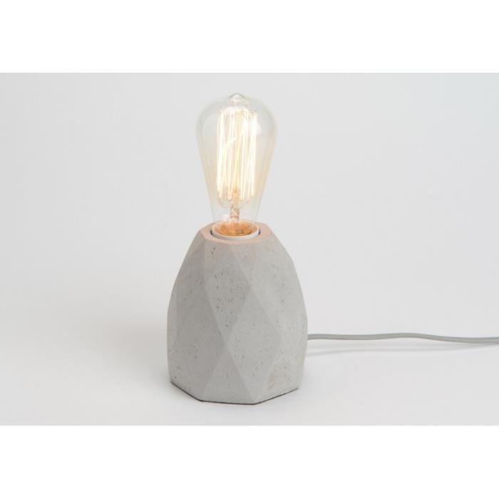 Facette Ciment Achat Chevet Vente De Amadeus Lampe nO80wkXP