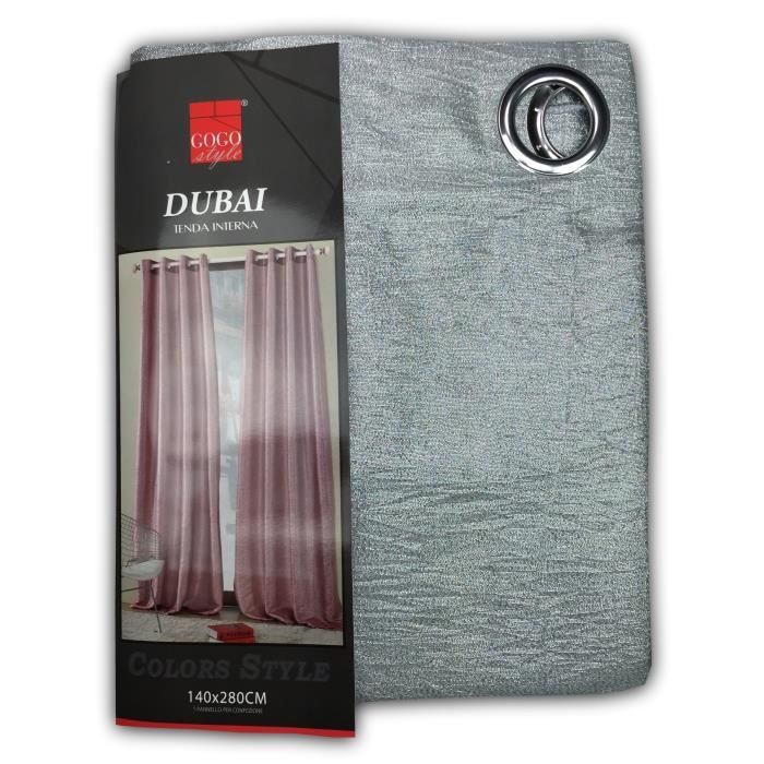 RIDEAU DE DUBAÏ ARGENT LUREX SOLIDE CM. 140X280 EMBALLÉ - Achat ... RIDEAU DE DUBAÏ ARGENT LUREX SOLIDE CM. 140X280 EMBALLÉ - Achat ...