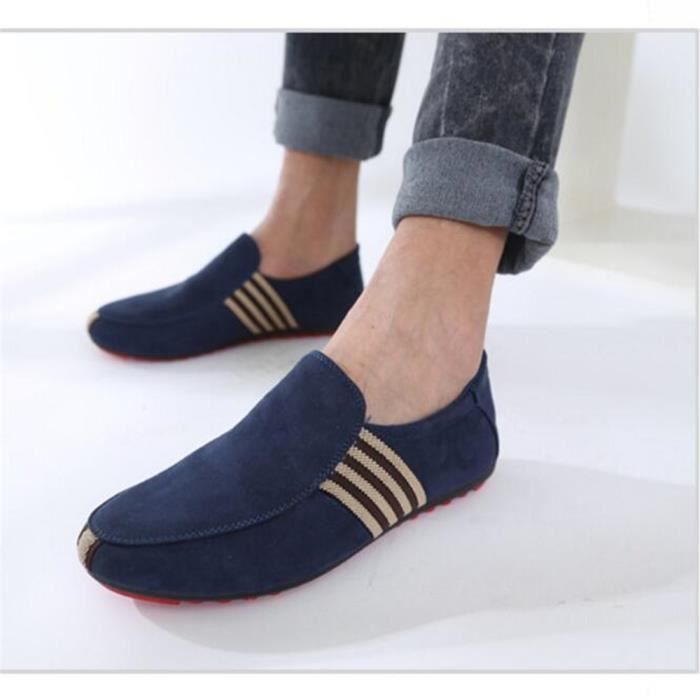 Bleu Bleu Homme Moccasin noir 45 8tPqwgSf