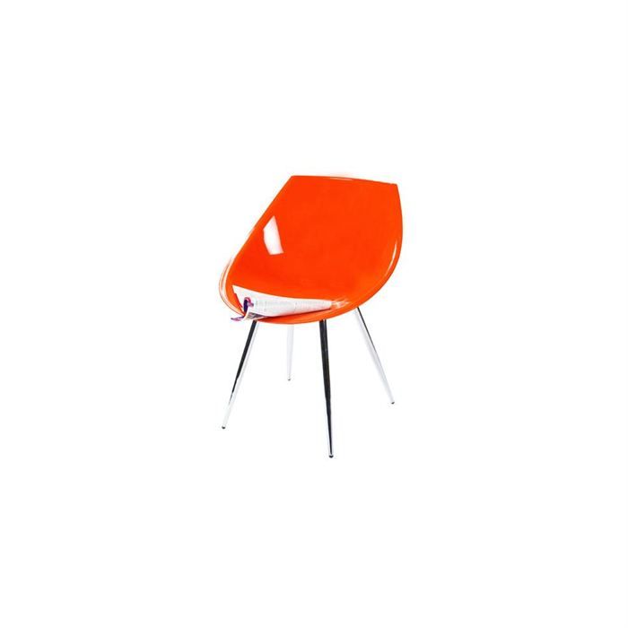 oranges 60s (lot de 2)   Achat / Vente CHAISE Chaises oranges 60