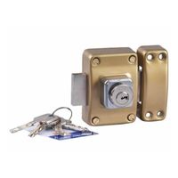 SERRURE - BARILLET Verrou de securite pour porte avec cylindre 45 ... SERRURE - BARILLET Verrou de securite pour porte avec cylindre 45 ...