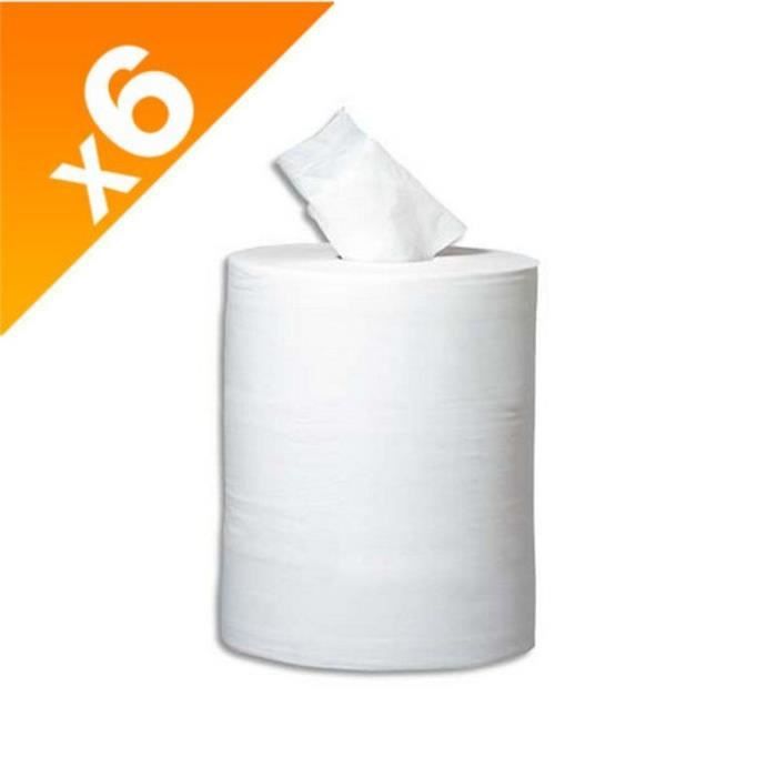 Lot de 6 bobines à dévidage central 450 feuilles