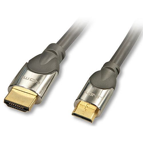 LINDY Câble HDMI® Mini-HDMI® High Speed - Avec Ethernet CROMO® - Type A / C - 3m