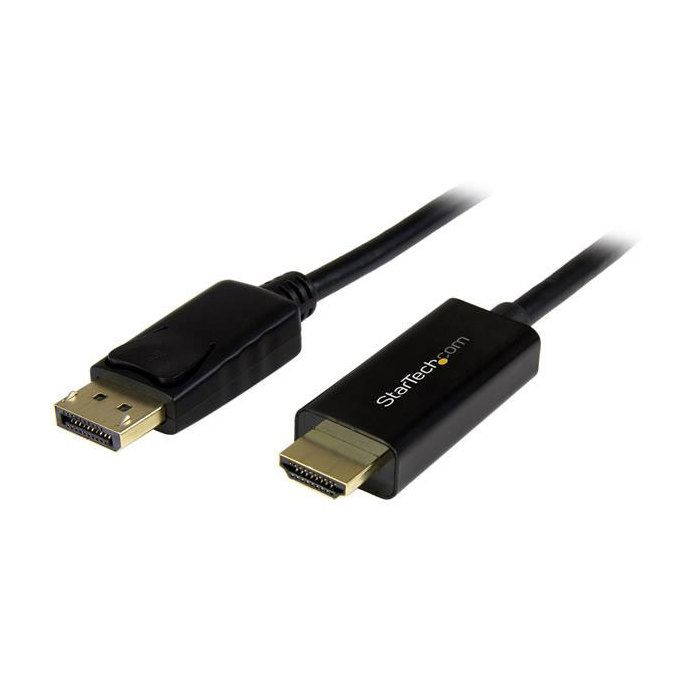 STARTECH.COM Câble adaptateur DisplayPort vers HDMI de 3 m - M / M - 4K 30 Hz - Noir