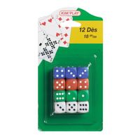 DÉS - JEU DE DÉS Lot de 12 Dès 18 mm des dés - Yam's Jeu Jouet 421 DÉS - JEU DE DÉS Lot de 12 Dès 18 mm des dés - Yam's Jeu Jouet 421