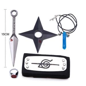Coffret Naruto - Bandeau Konoha, Kunai Minato et Collier