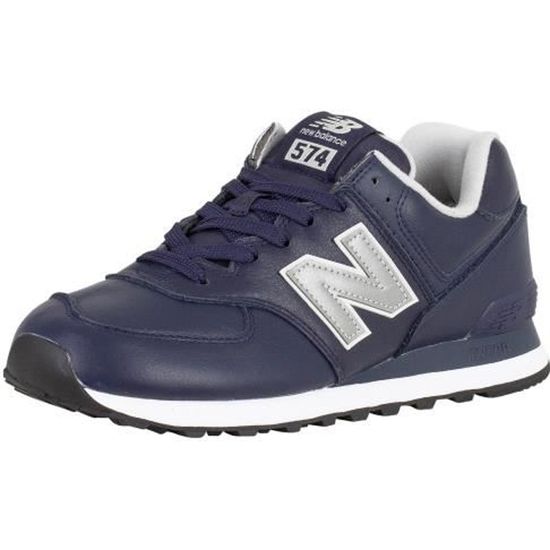 New Balance Homme 574 Baskets en cuir, Bleu Bleu Bleu - Achat / Vente basket New Balance Homme 574 Baskets en cuir, Bleu Bleu Bleu - Achat / Vente basket